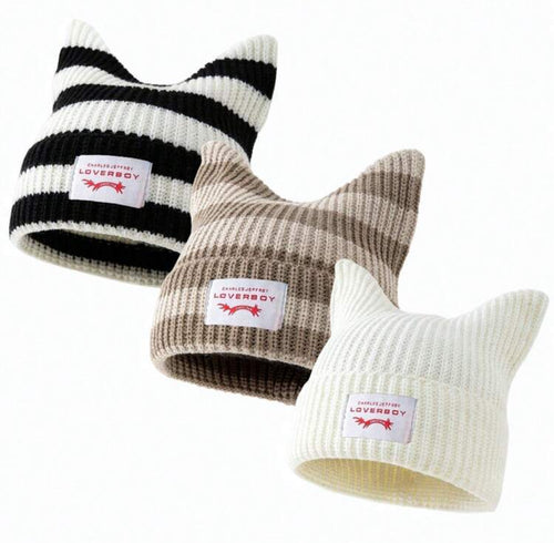 Chunky Loverboy Cat-Ear Beanie