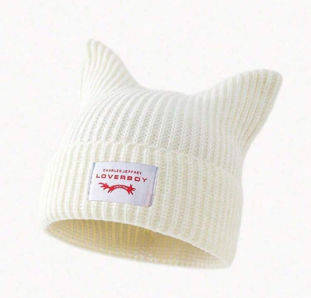 Chunky Loverboy Cat-Ear Beanie