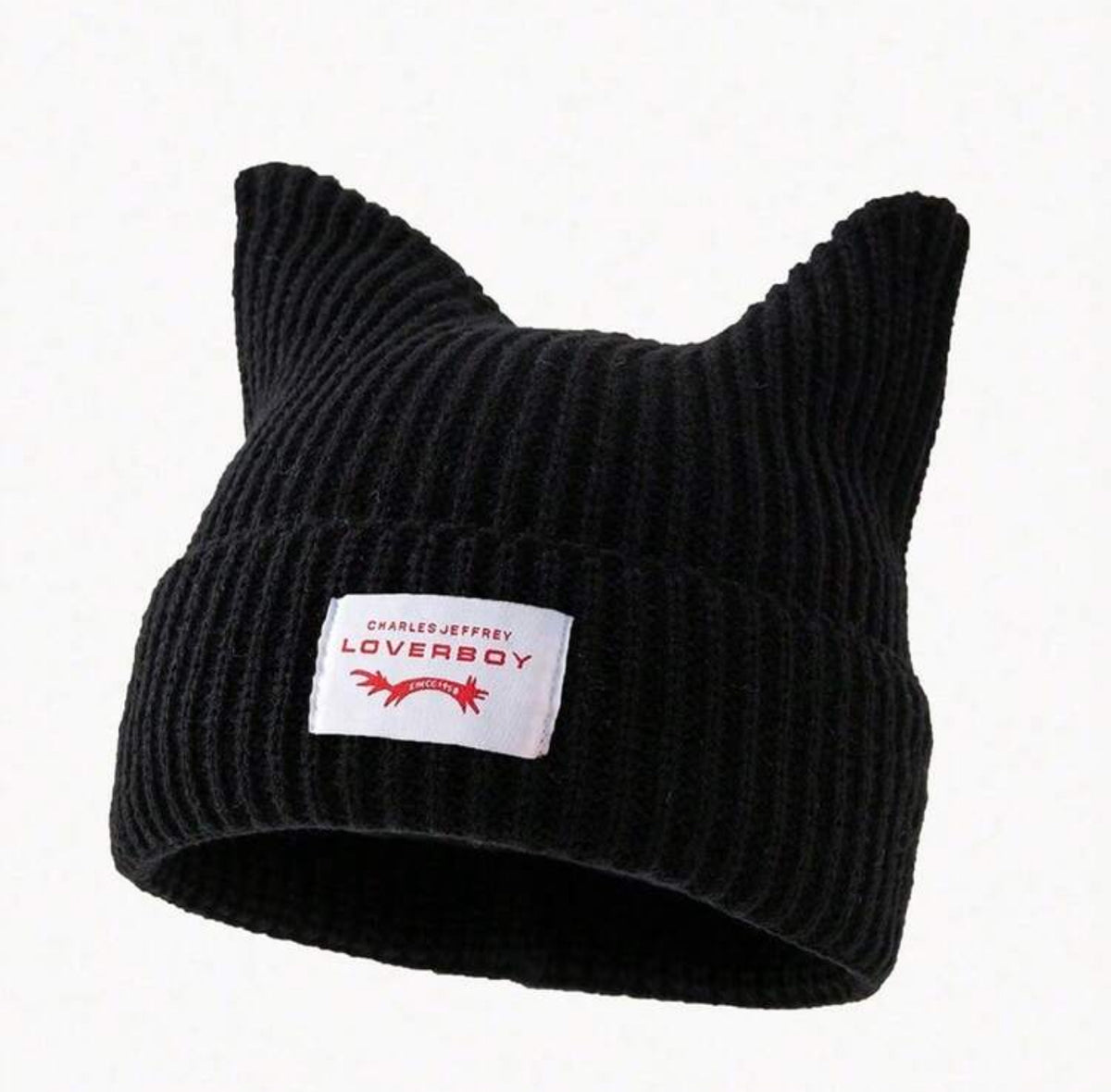 Chunky Loverboy Cat-Ear Beanie