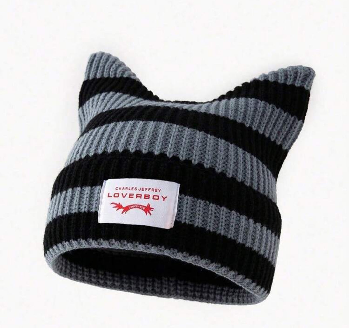 Chunky Loverboy Cat-Ear Beanie
